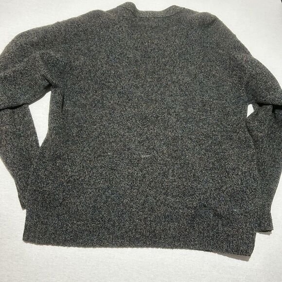 Pendleton Men's 100% Shetland Wool Cardigan Five Button Sweater Size L Charcoal - Picture 2 of 6